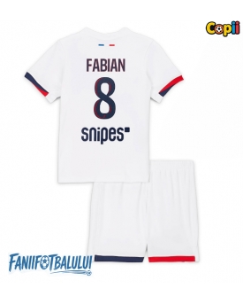 Paris Saint-Germain Fabian Ruiz #8 Echipament de Fotbal Replică 2025-26 Copii Deplasare (+ Șorturi)